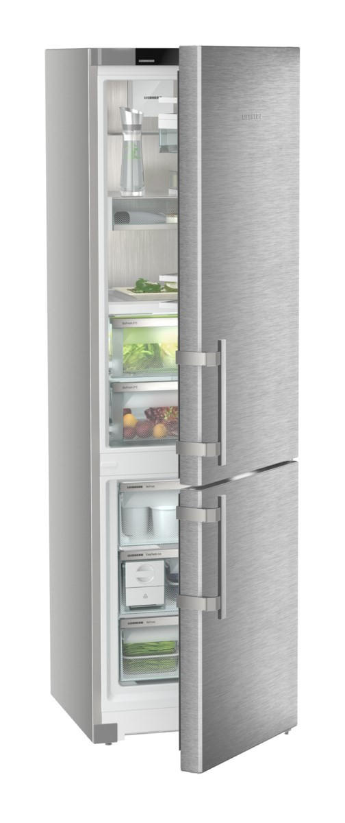 KÜHL-GEFRIER-KOMBINATION CBNSDA575I-22  - Edelstahlfarben, Basics, Metall (59,7/201,1/67,5cm) - Liebherr