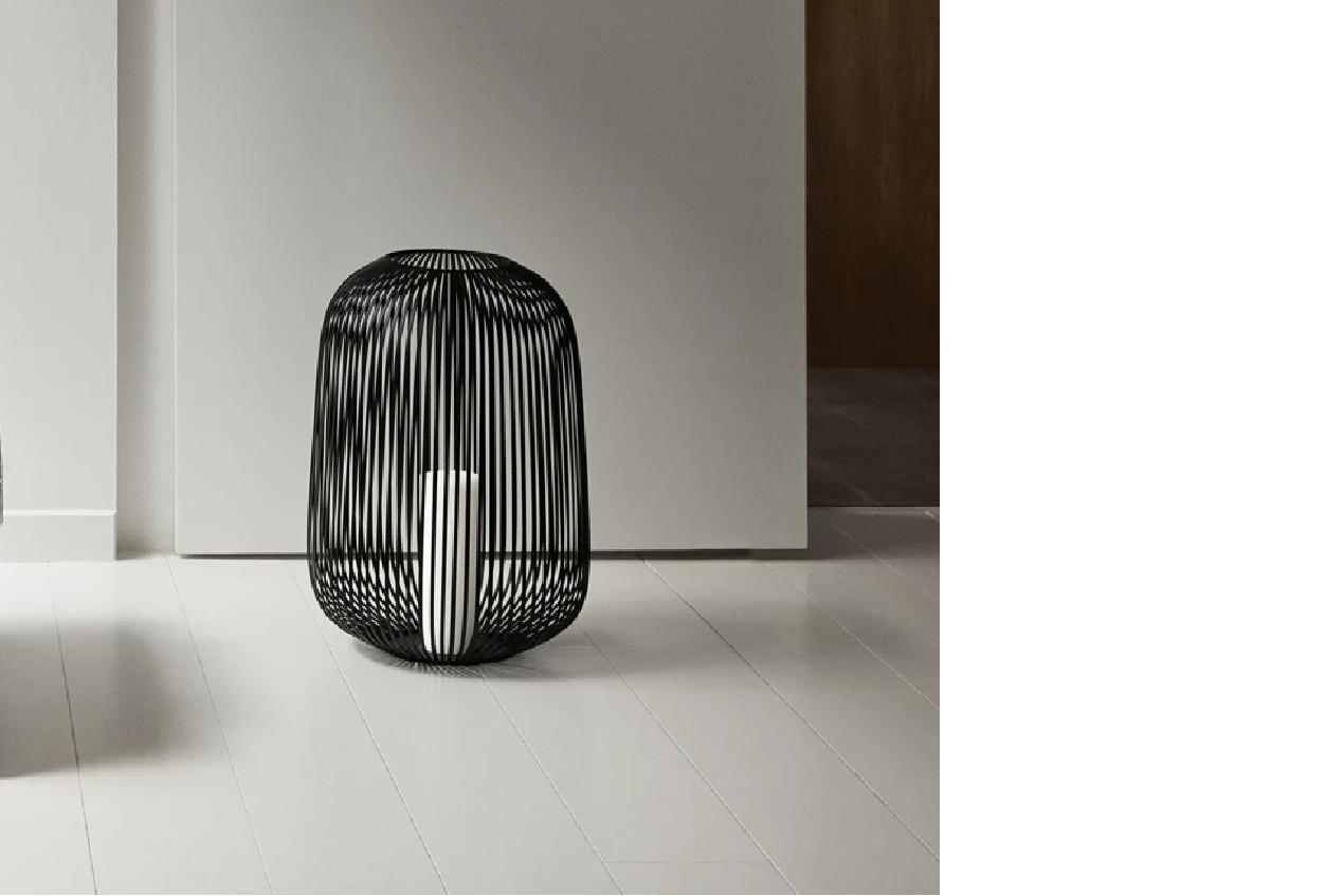 LATERNE - Schwarz, Design, Metall (33/45cm) - Blomus