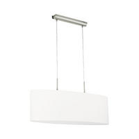 HÄNGLAMPA 75/22/110 cm  - nickelfärgad, Klassisk, metall/glas (75/22/110cm) - Eglo