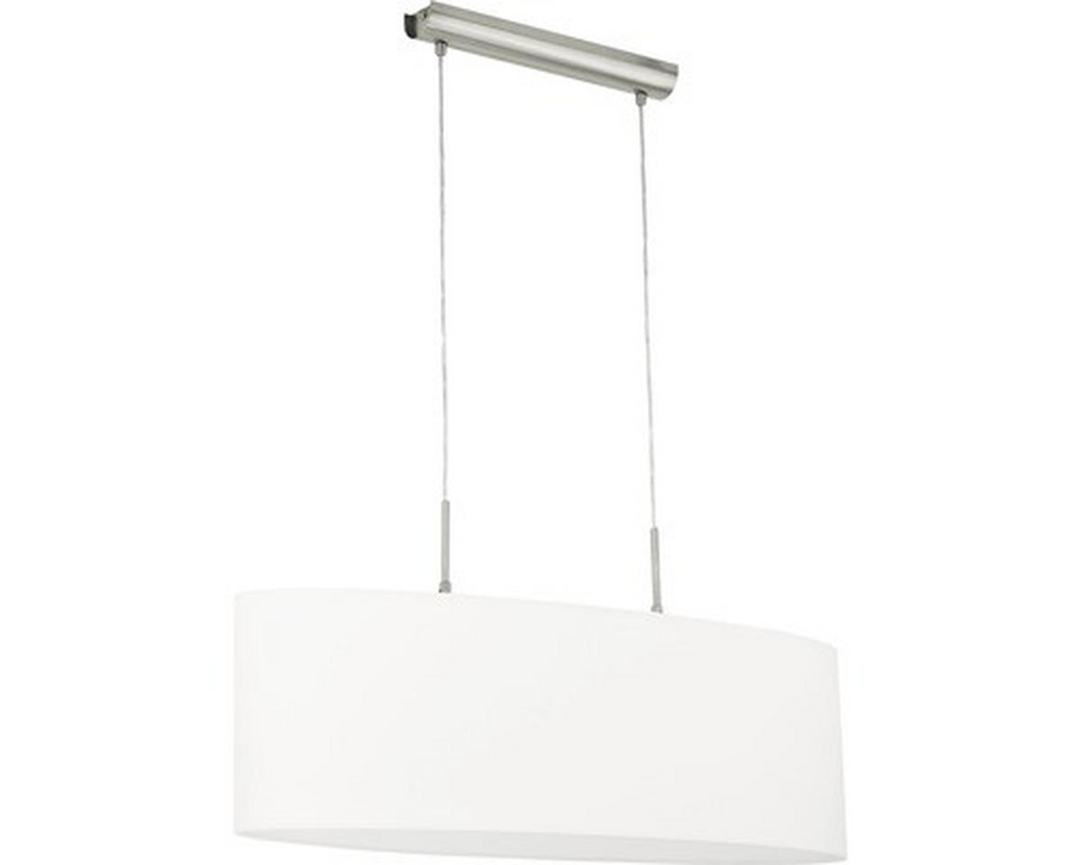 HÄNGLAMPA 75/22/110 cm  - nickelfärgad, Klassisk, metall/glas (75/22/110cm) - Eglo