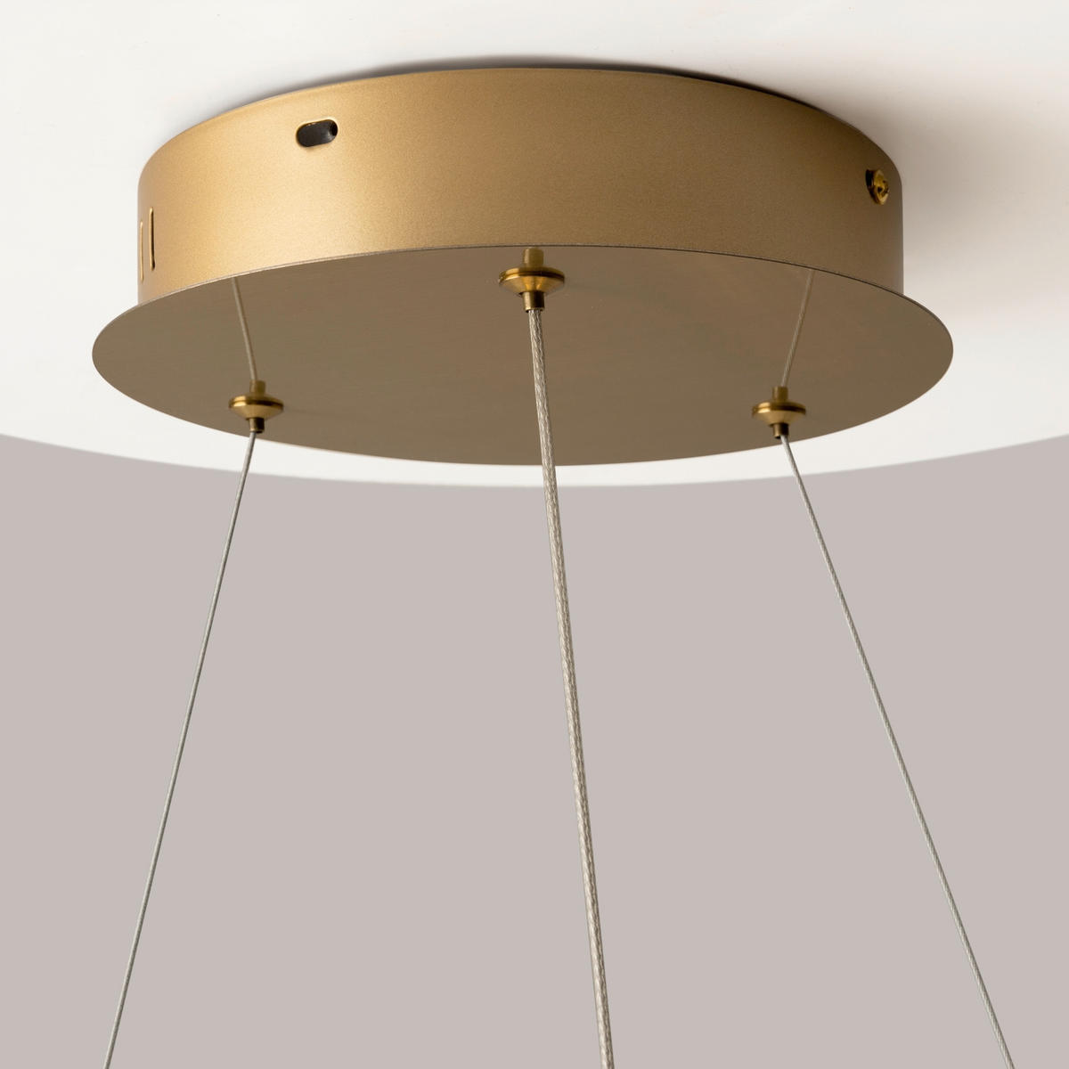 PENDELLEUCHTE Krone 45/374 cm  - Messingfarben, Design, Metall (45/374cm) - MAYTONI