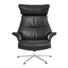 RELAXSESSEL Echtleder - Schwarz/Alufarben, Design, Leder/Holz (78/107/80cm) RELAXSESSEL Echtleder - Schwarz/Alufarben, Design, Leder/Holz (78/107/80cm)