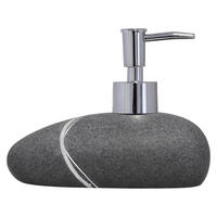 DÁVKOVAČ MÝDLA šedá - šedá, Basics, plast (15/11/10cm) - Sadena