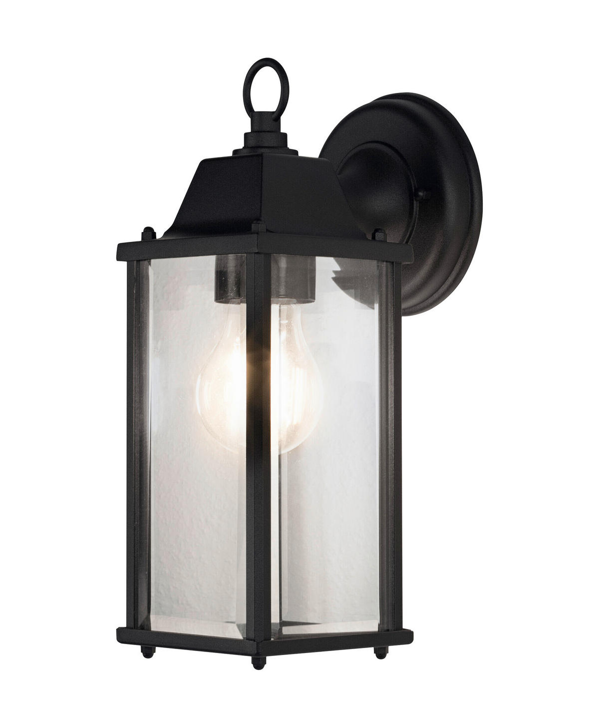 AUßENLEUCHTE 10,5/15/29,3 cm   - Schwarz, Basics, Metall (10,5/15/29,3cm) - Osram