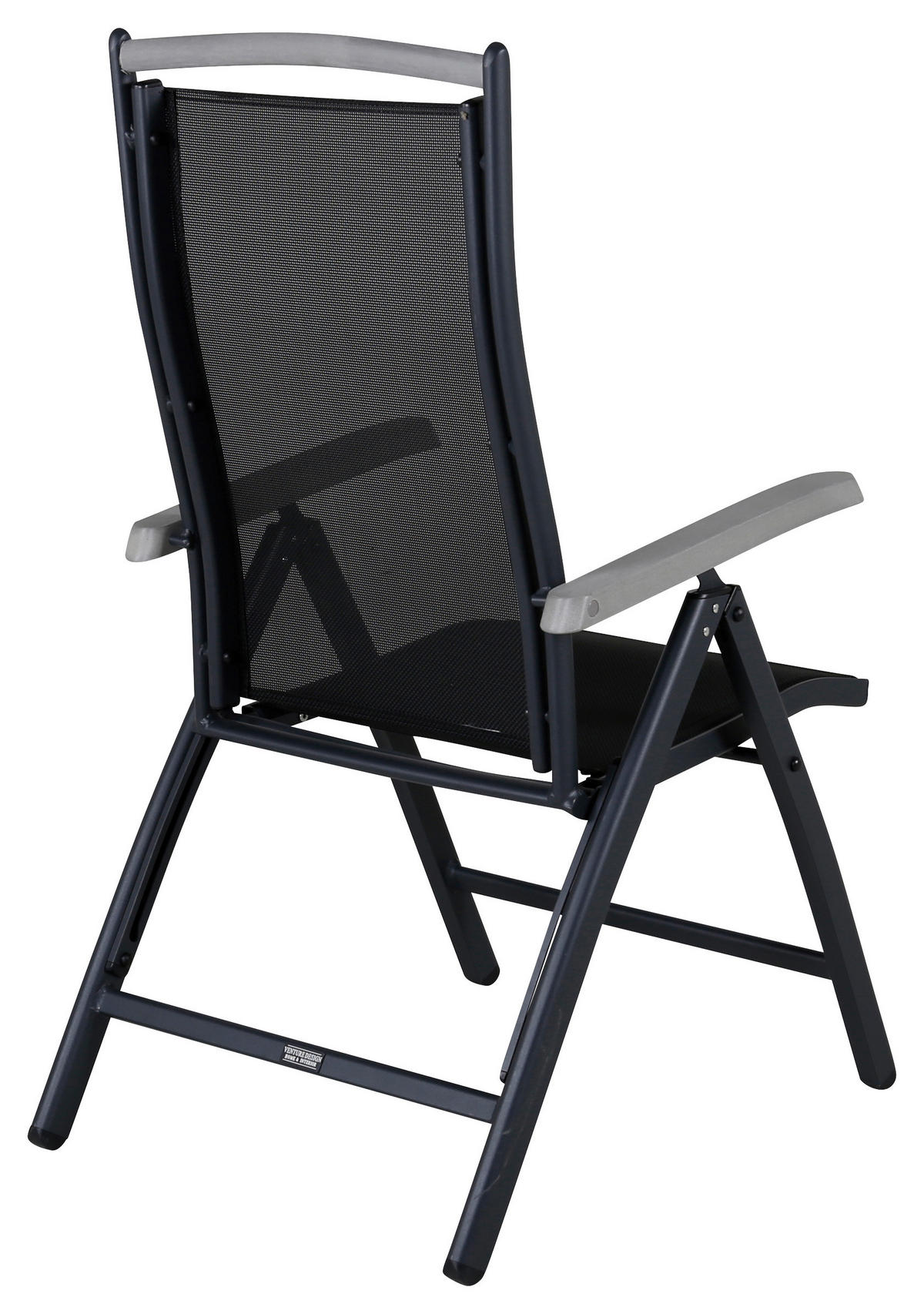 GARTENSESSEL-SET Aluminium Schwarz  - Schwarz, KONVENTIONELL, Metall (60/110/73cm) - Gardenson