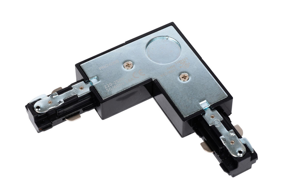SCHIENENSYSTEM TRACK 10.8/10.8/1.8 cm  - Schwarz, Basics, Kunststoff (10.8/10.8/1.8cm) - Lucide