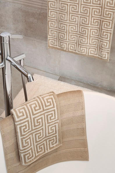 DUSCHTUCH 80/150 cm  - Beige, Basics, Textil (80/150cm) - Cawoe