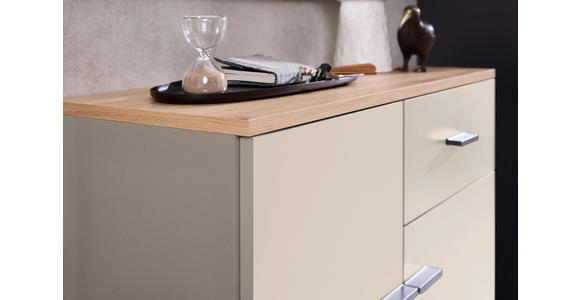 GARDEROBE in 148/199/38 cm - Kaschmir/Eiche Artisan, Design, Glas/Holzwerkstoff (148/199/38cm) - Xora