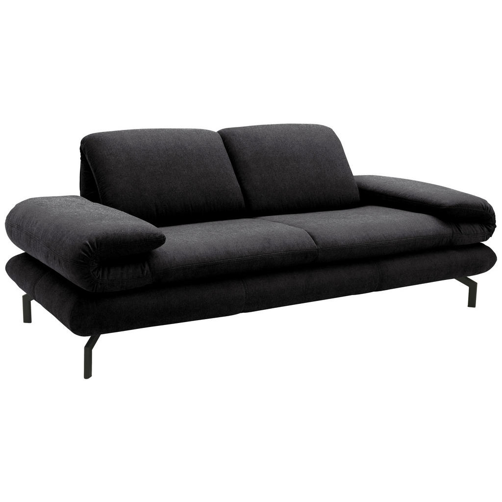 Thumbnail - Looks by W.Joop 2,5-Sitzer Looks Xiii, Anthrazit, Textil, Uni, 224x83x98 cm, Made in EU, FSC Mix, Wohnzimmer, Sofas & Co...