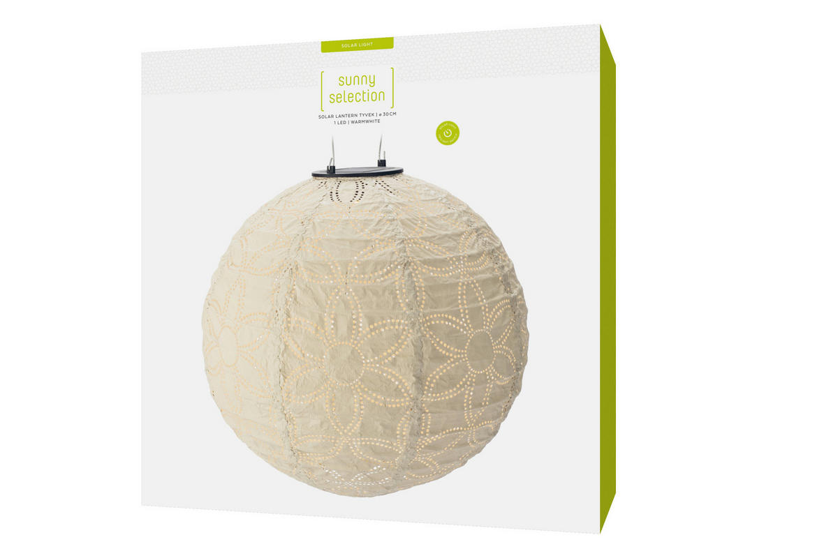 SOLARLEUCHTE - Sandfarben, Basics, Kunststoff (30cm) - STT