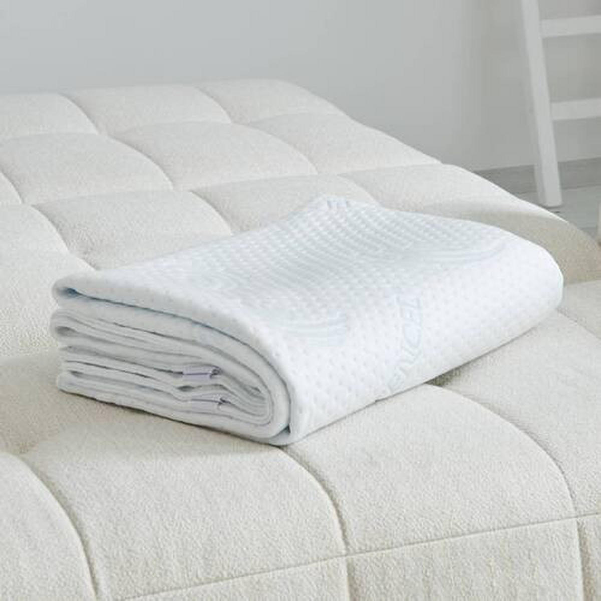 SOFA LEŽAJ bela  - bela/prirodna boja, Dizajnerski, tekstil/drvo (145/92/102cm) - Novel