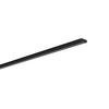 VORHANGSCHIENE - Schwarz, Basics, Metall (150/2,5/0,7cm) - Homeware