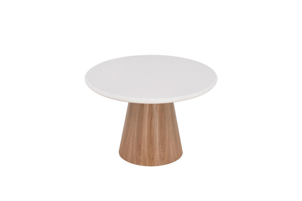ESSTISCH 220/120/76 cm Echtholz, Nachbildung  Holz, Holzwerkstoff oval Weiß, Eichefarben  - Eichefarben/Weiß, Design, Holz/Holzwerkstoff (220/120/76cm) - VanDerken