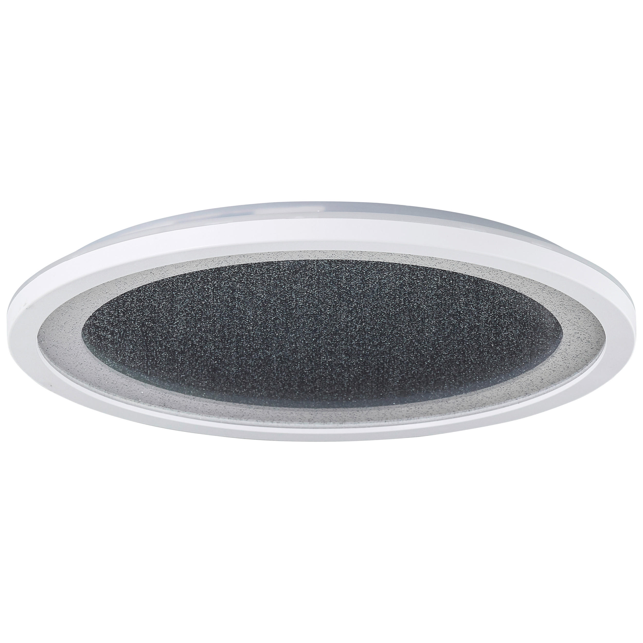 LED PLAFONJERA - bela/crna, Osnovno, plastika (29,5/2,5cm)
