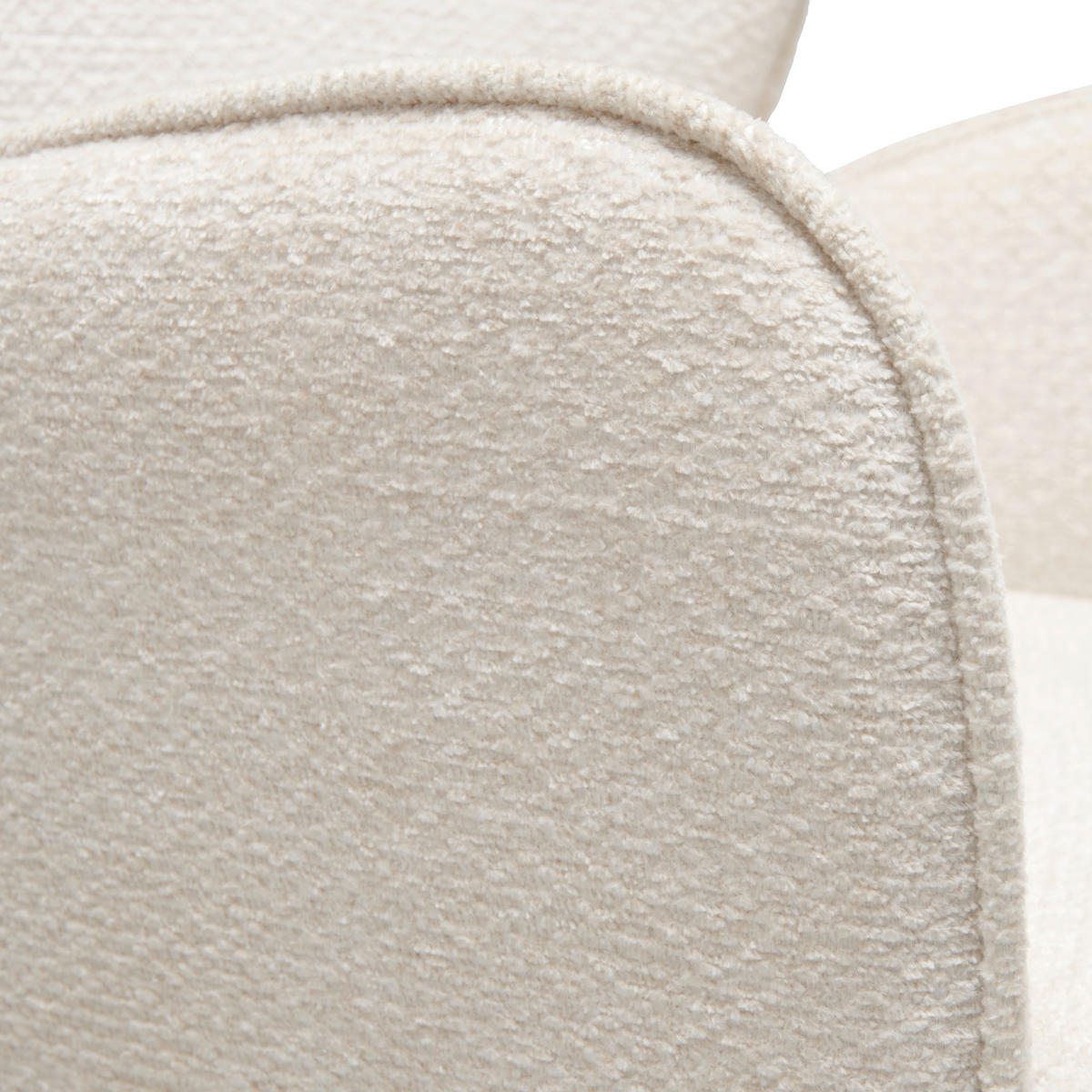 ARMLEHNSTUHL  in Eisen Webstoff  - Beige/Schwarz, LIFESTYLE, Textil/Metall (60/85/61cm) - MID.YOU