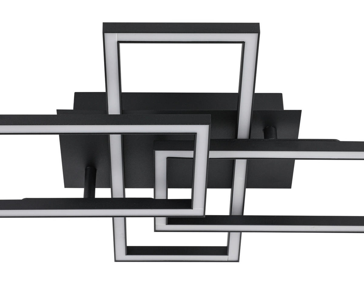 LED SVJETILJKA STROPNA  - bijela/crna, Trend, metal/plastika (62/34/8,7cm) - Novel