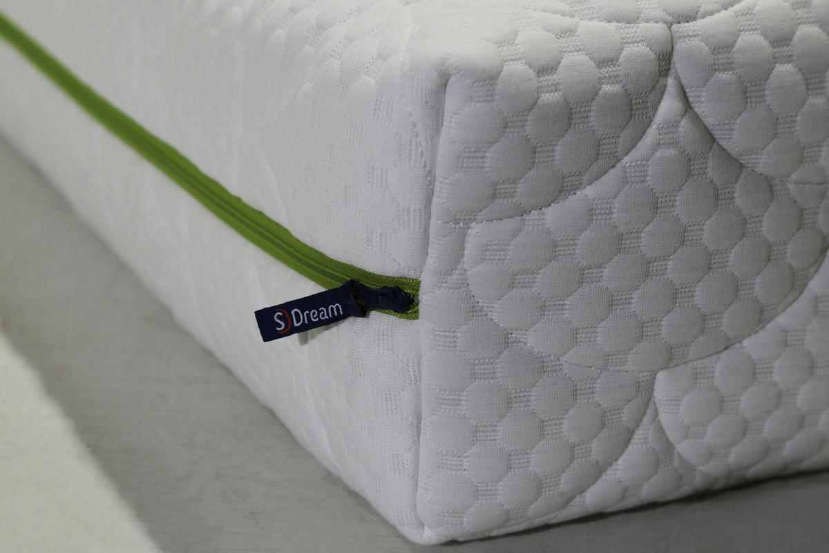 LEŽIŠČE IZ UDOBNE PENE 90/200 cm  - bela, Design, tekstil (90/200cm) - Hom`in