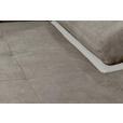 ECKSOFA  in Flachgewebe Weiß, Beige  271/175 cm  - Beige/Weiß, Design, Kunststoff/Textil (271/175cm) - Xora