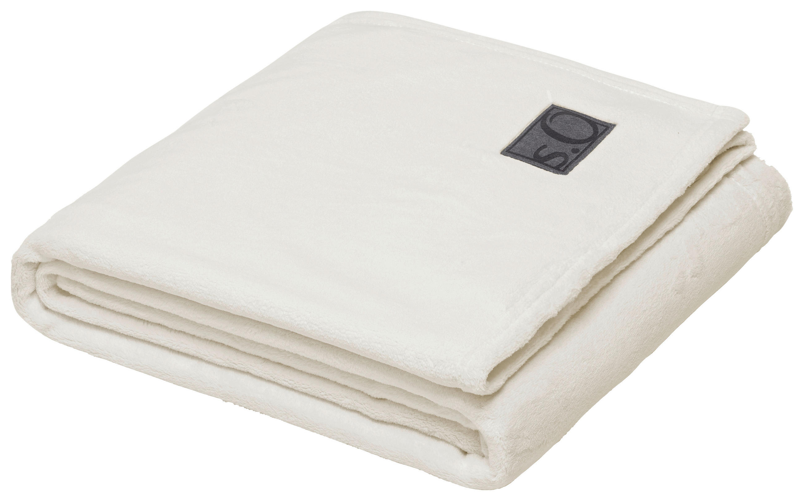 WOHNDECKE UNI 150/200 cm  - Weiß, Basics, Textil (150/200cm) - S. Oliver