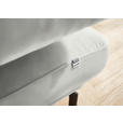 ECKSOFA in Chenille Ecru  305/224 cm  - Ecru/Schwarz, Design, Textil/Metall (305/224cm) - Dieter Knoll