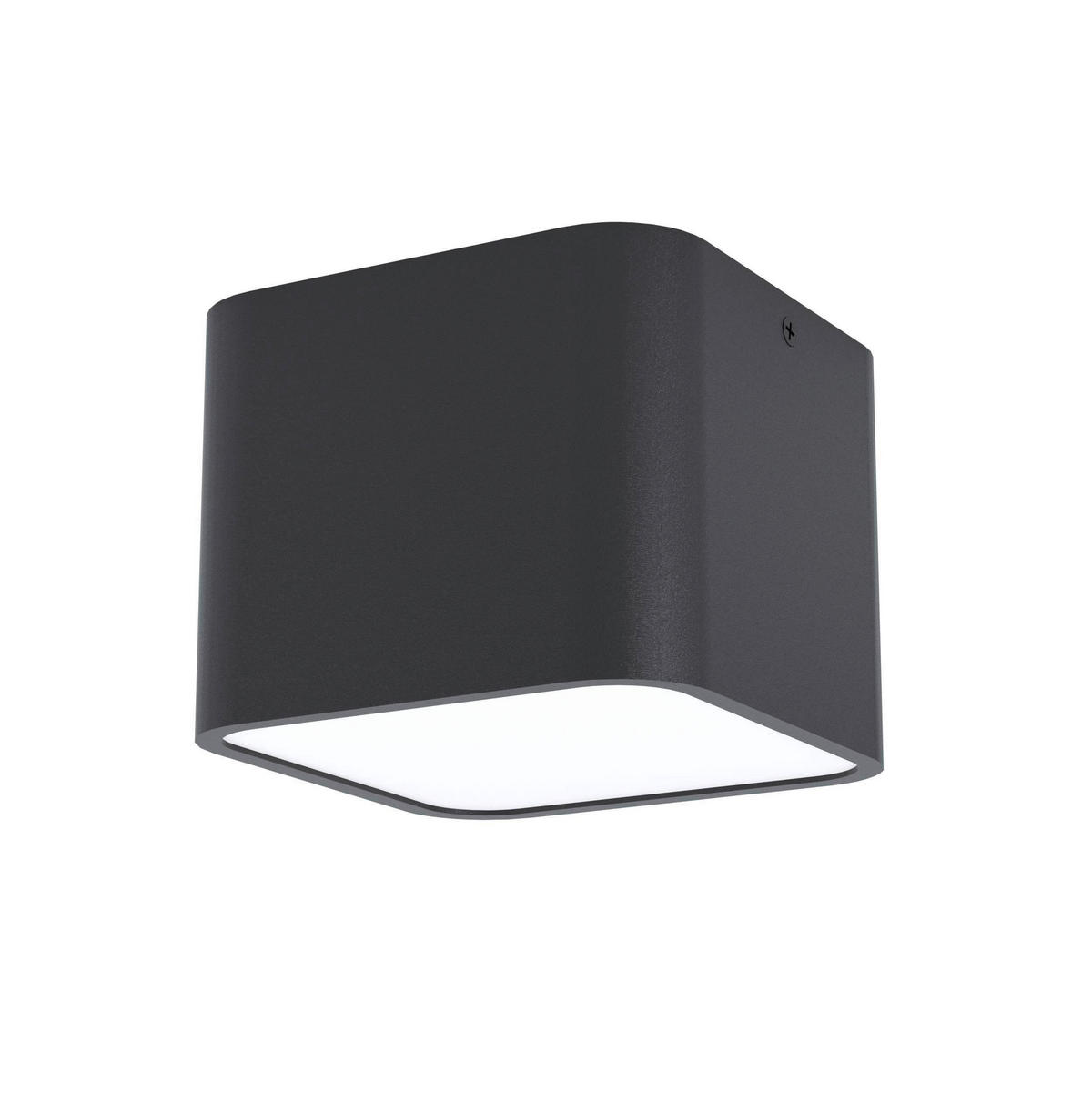 TAKLAMPA Grimasola 14/14/11 cm  - vit/svart, Design, metall/plast (14/14/11cm) - Eglo