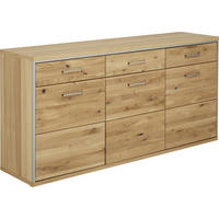 SIDEBOARD 184/89/45 cm  in Eichefarben  - Eichefarben, Konventionell, Holz/Metall (184/89/45cm) - MID.YOU