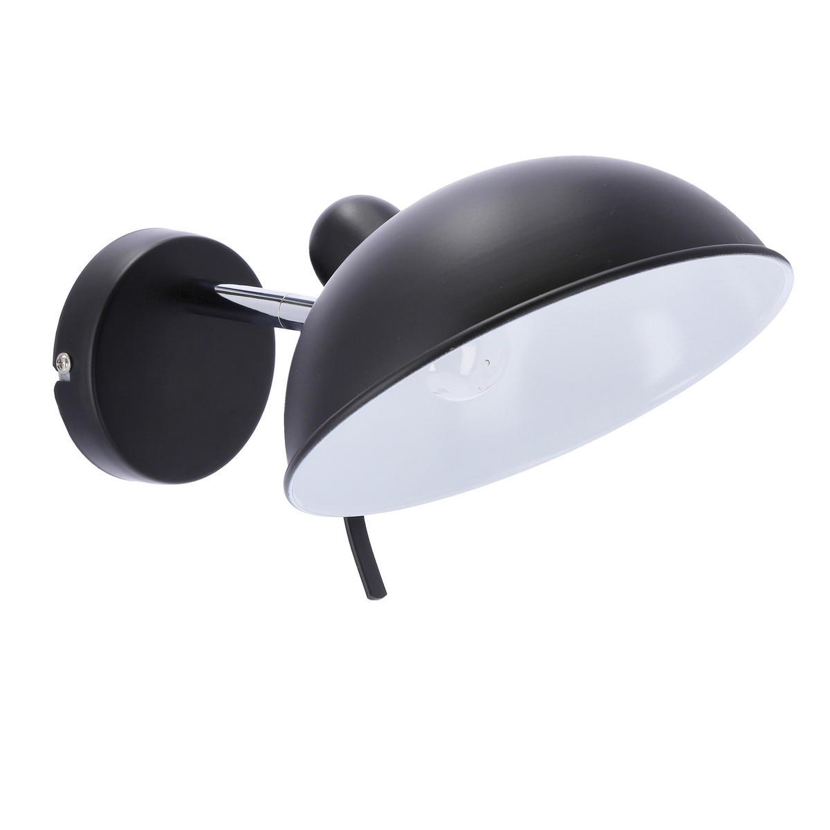 WANDLEUCHTE 21/30/14.5 cm  - Schwarz, Basics, Metall (21/30/14.5cm)