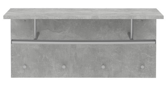 WANDGARDEROBE Grau  - Grau, MODERN, Holzwerkstoff (72/35/30cm) - Carryhome
