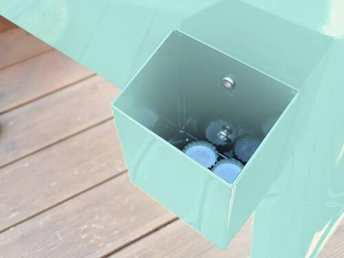KÜHLBOX RETRO KÜHLER Mintgrün 76 l  - Mintgrün, KONVENTIONELL, Metall (43,00/89,00/92,00cm) - Ambia Garden