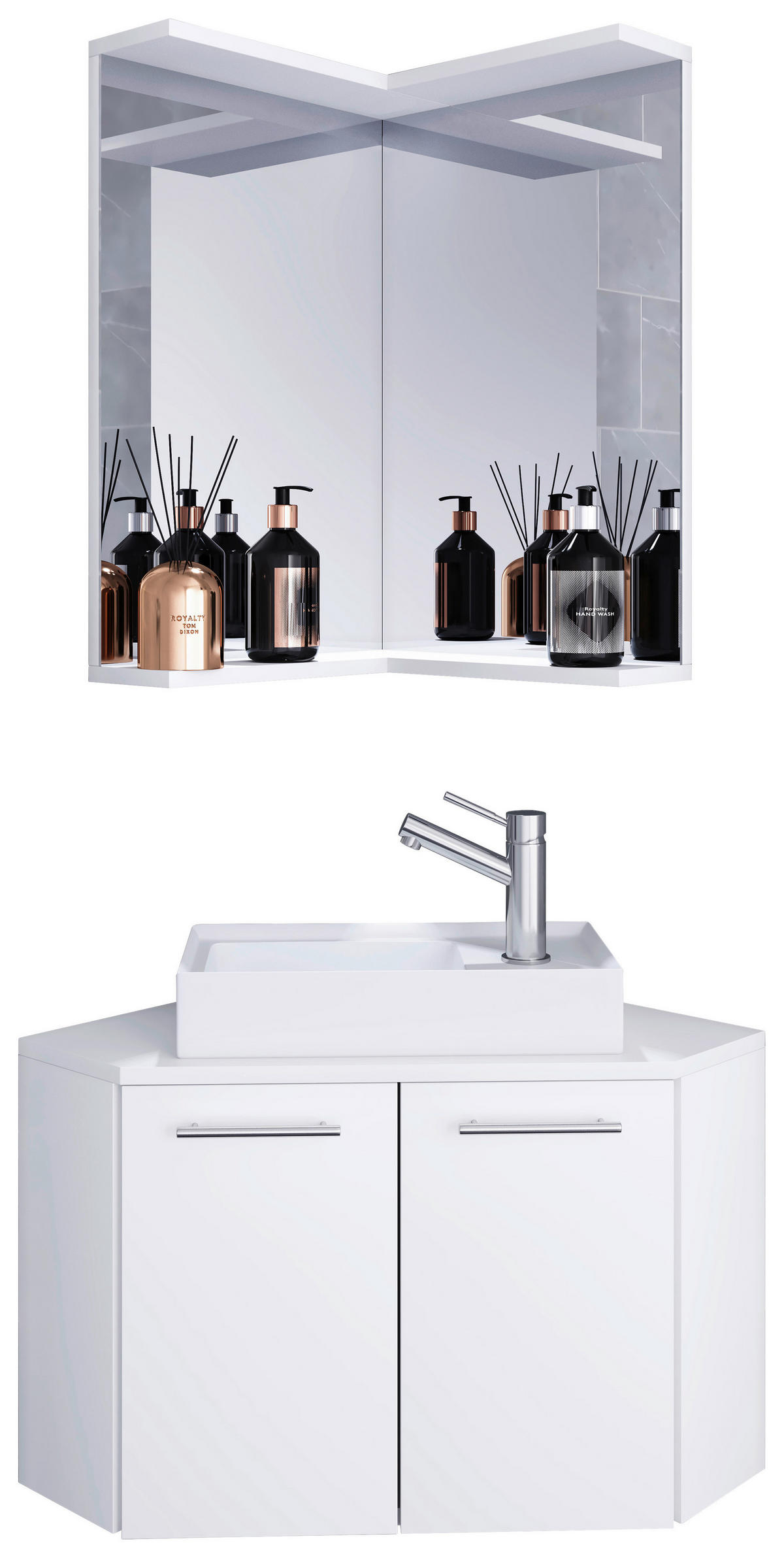 BADEZIMMER  in 50 cm  - Weiß, MODERN, Keramik (50cm) - MID.YOU