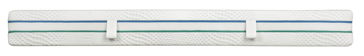 WENDEMATRATZE 100/200 cm Höhe ca. 21-22 cm 7 -Zonen - Blau/Weiß, Basics, Textil (100/200cm) - Irisette