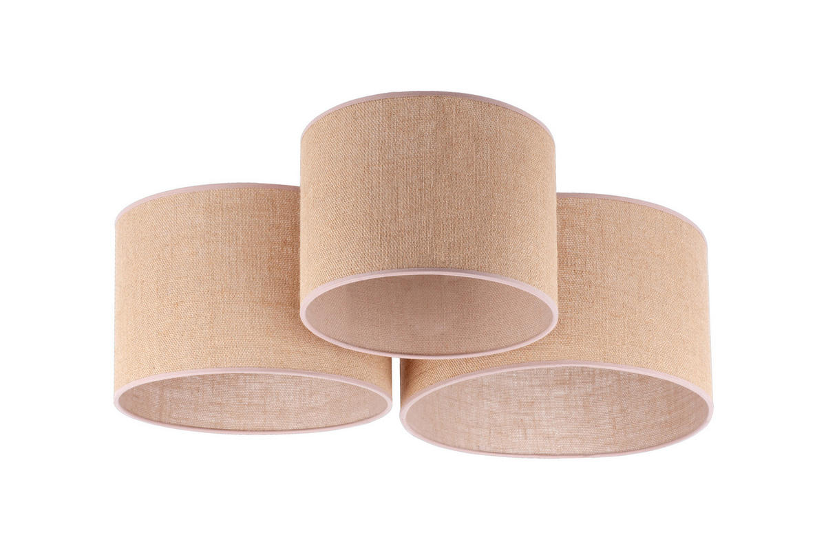 DECKENLEUCHTE 70/27 cm   - Beige, Natur, Naturmaterialien (70/27cm)