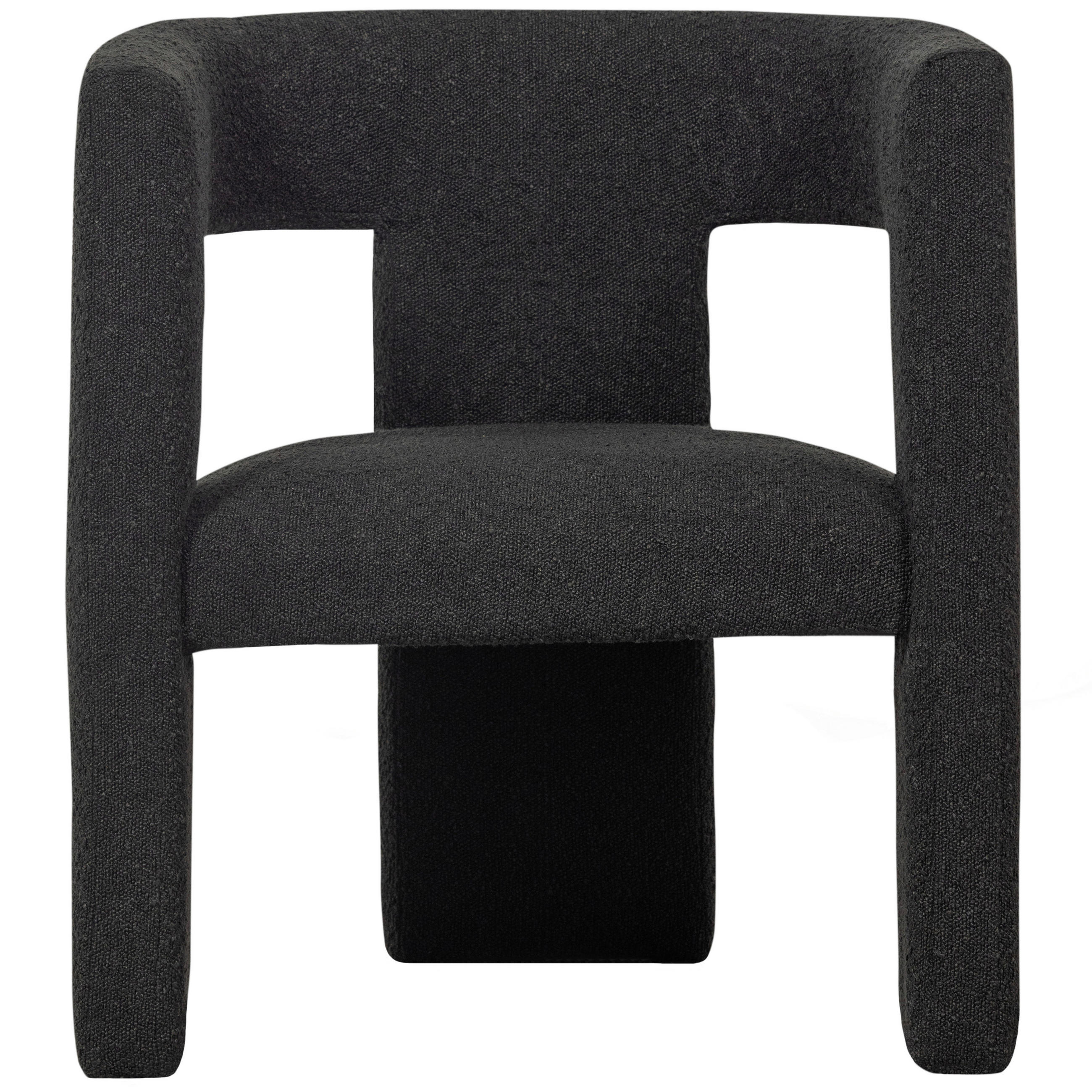 SESSEL in Bouclé Dunkelgrau  - Dunkelgrau, Design, Textil (63/71/62cm) - Livetastic