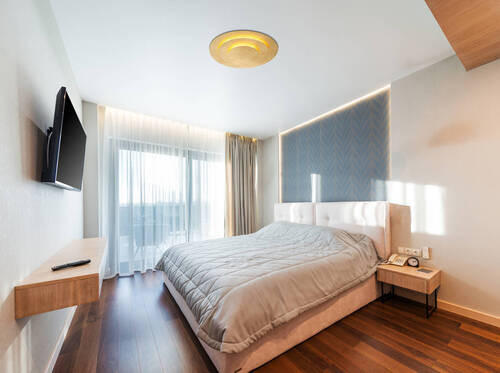 LED-DECKENLEUCHTE 35/4,7 cm   - Goldfarben, Design, Metall (35/4,7cm) - Globo