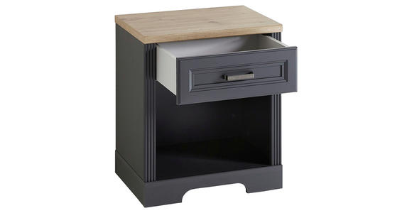 ROLLCONTAINER 54/62/39 cm  - Graphitfarben/Eiche Artisan, KONVENTIONELL, Holzwerkstoff/Metall (54/62/39cm) - Carryhome