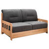 SCHLAFSOFA Mikrofaser Kieferfarben, Dunkelbraun  - Dunkelbraun/Kieferfarben, KONVENTIONELL, Textil (154/88/90cm) - Livetastic