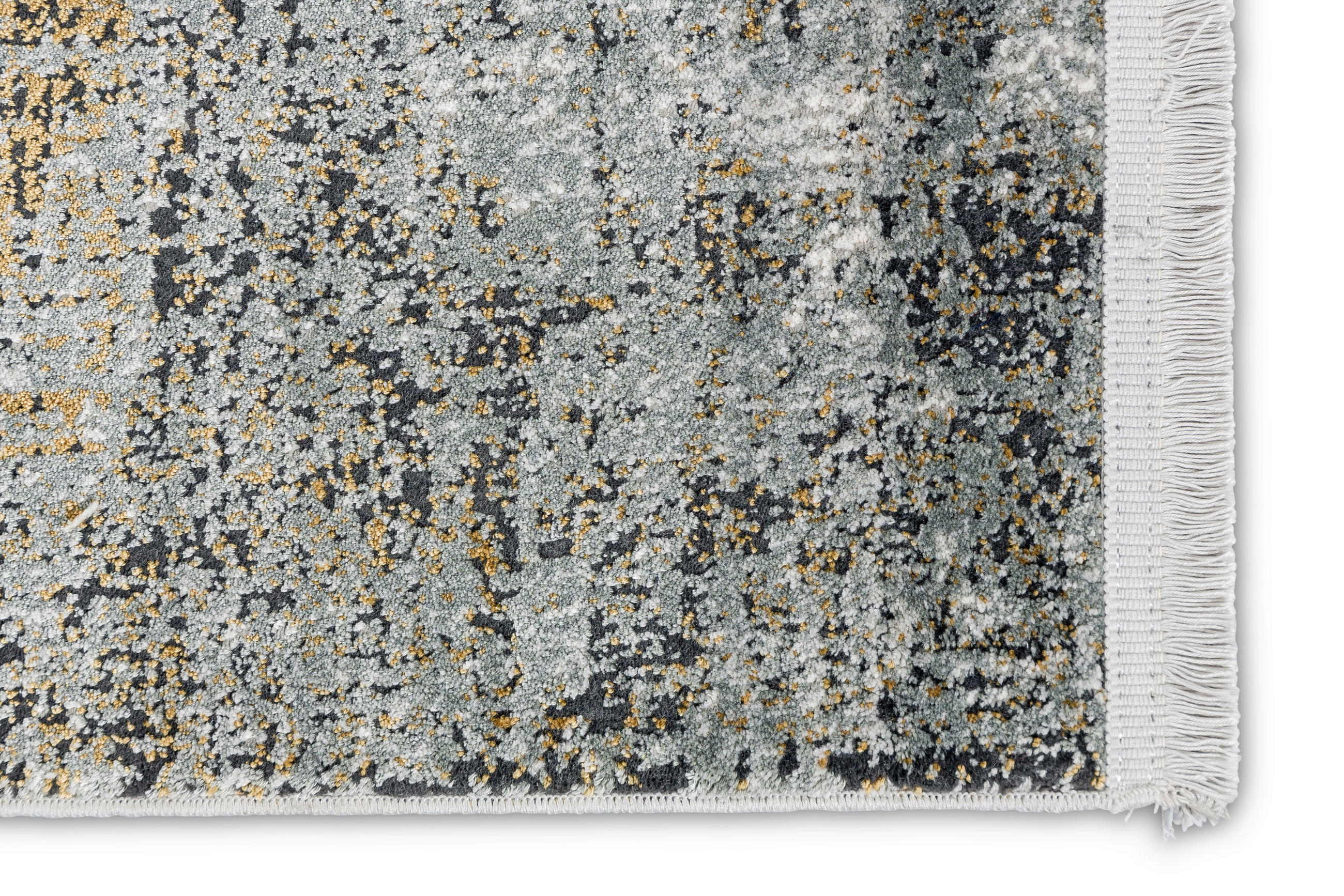Thumbnail - Novel Webteppich Positano, Anthrazit, Creme, Textil, rechteckig, 140x200 cm, für Fußbodenheizung geeignet, antistatisch,...