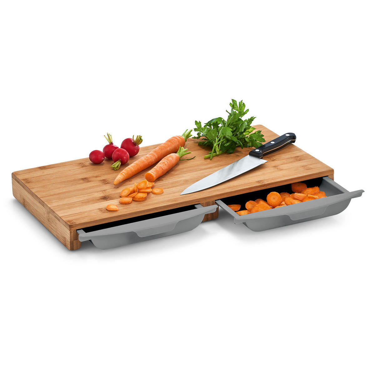 SCHNEIDEBRETT  50/29/5 cm    - Naturfarben, Basics, Holz (50/29/5cm) - Zeller Present