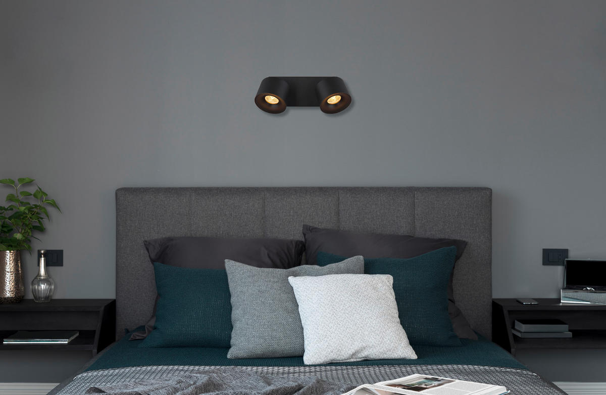 LED REFLEKTOR  - prozirno/crna, Design, metal/plastika (20,5/7,2/12cm) - Globo