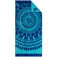 STRANDTÖRÖLKÖZŐ 90/180 cm kék  - kék, Konventionell, textil (90/180cm) - Esposa