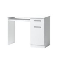 PÍSACÍ STÔL, biela, 100/75/50 cm - farba strieborného duba/biela, Basics, drevo/plast (100/75/50cm) - Cantus