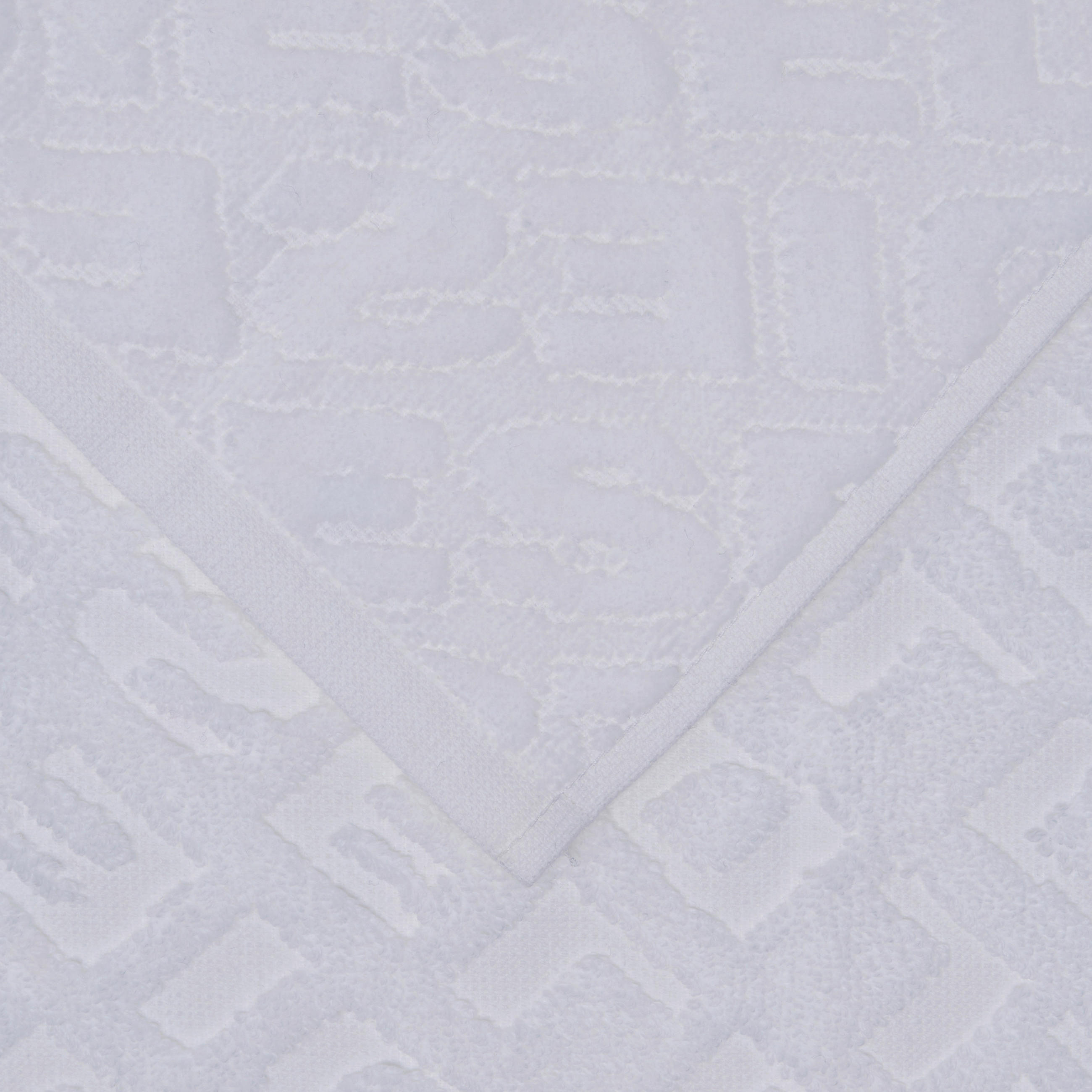 RUČNÍK DO KOUPELNY, 100/150 cm, bílá - bílá, Basics, textil (100/150cm) - Diesel