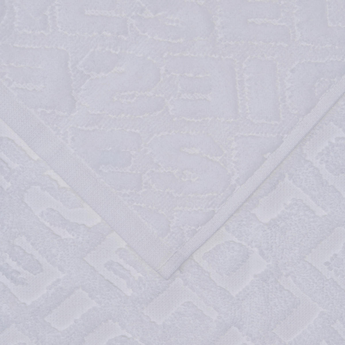 RUČNÍK DO KOUPELNY, 100/150 cm, bílá - bílá, Basics, textil (100/150cm) - Diesel