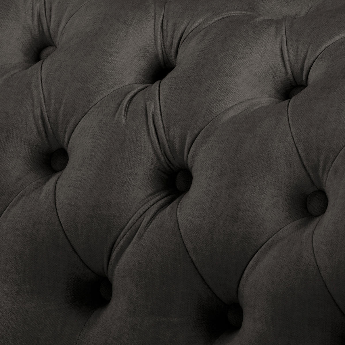 SCHLAFSOFA Laura in Mikrofaser Anthrazit  - Anthrazit/Braun, Design, Holz/Textil (218/74/91cm) - P & B
