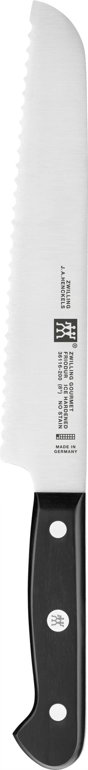 BROTMESSER ZWILLING® GOURMET  - Silberfarben/Schwarz, Basics, Kunststoff/Metall - Zwilling