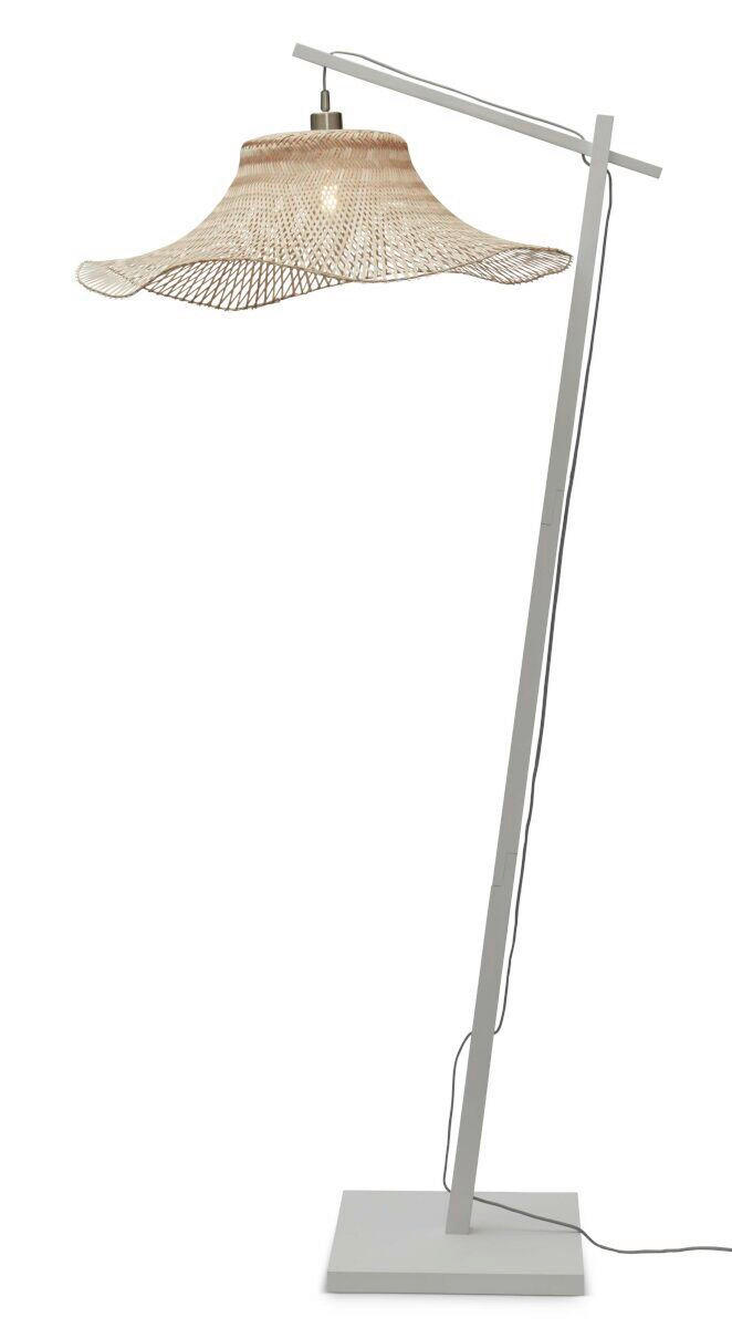 STEHLEUCHTE GOOD&MOJO 65/83/176 cm Skandinavisch  - Naturfarben/Weiß, Trend (65/83/176cm) - Good & Mojo