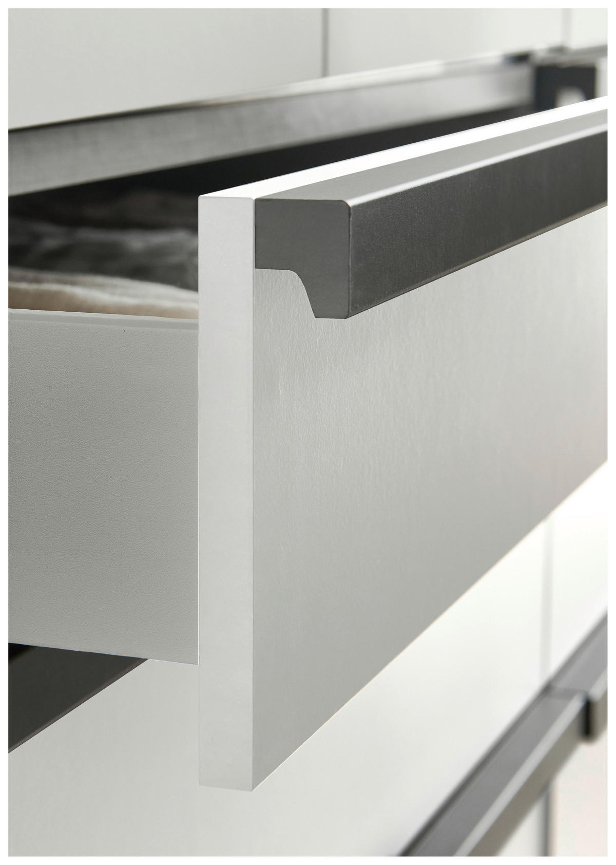 FALTTÜRENSCHRANK 300/216/58 cm 6-türig Weiß  - Schwarz/Weiß, Design, Glas/Holzwerkstoff (300/216/58cm) - Boxxx