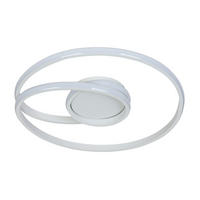 DECKENLEUCHTE 45/8 cm  - Weiß, Trend, Kunststoff/Metall (45/8cm) - Collett's Monde