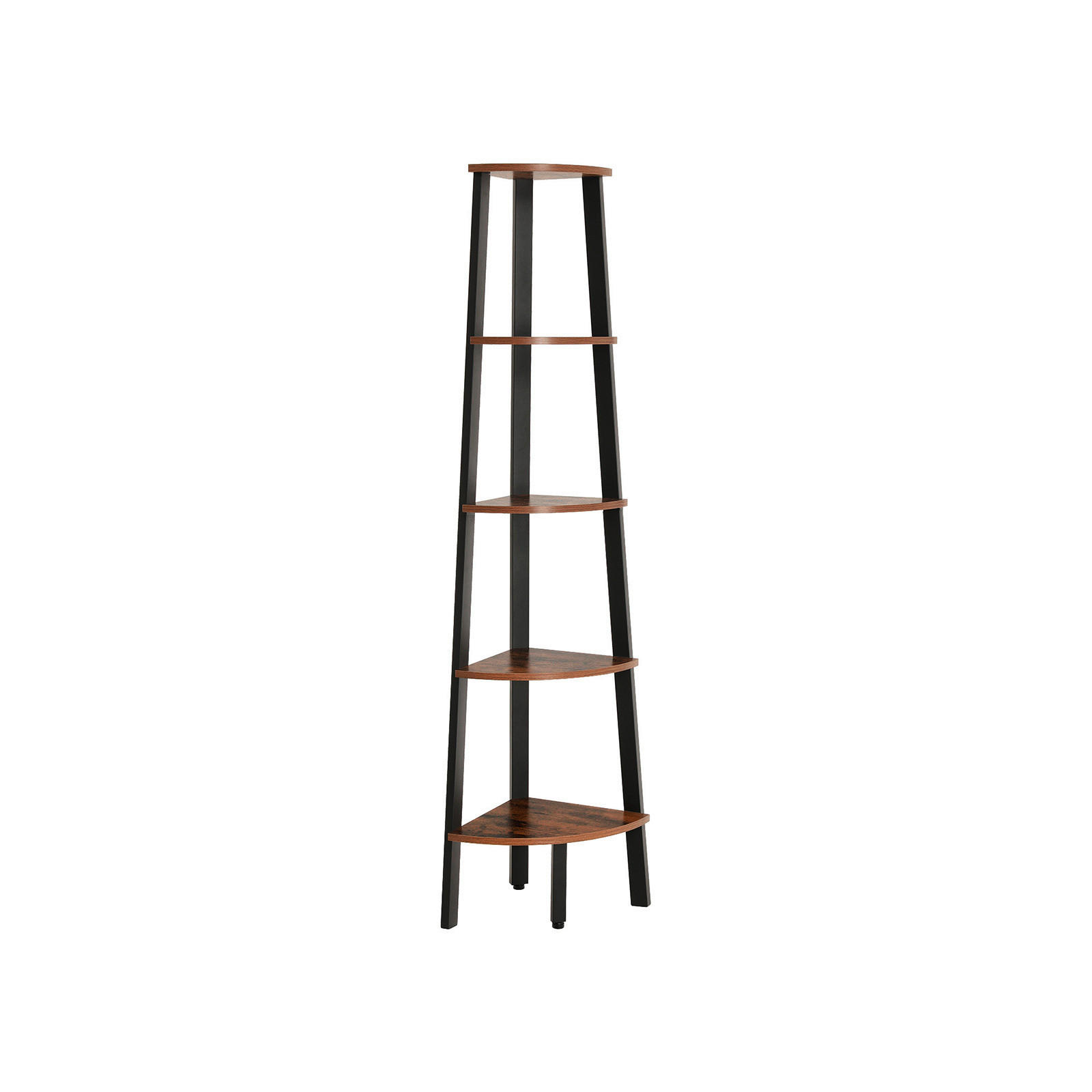 ECKREGAL - Schwarz/Braun, Basics, Holzwerkstoff/Metall (34,2/158,8/34,2cm) - Boxxx