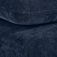 ECKSOFA  in Chenille Dunkelblau  - Silberfarben/Dunkelblau, KONVENTIONELL, Holz/Textil (187/293cm) - Carryhome